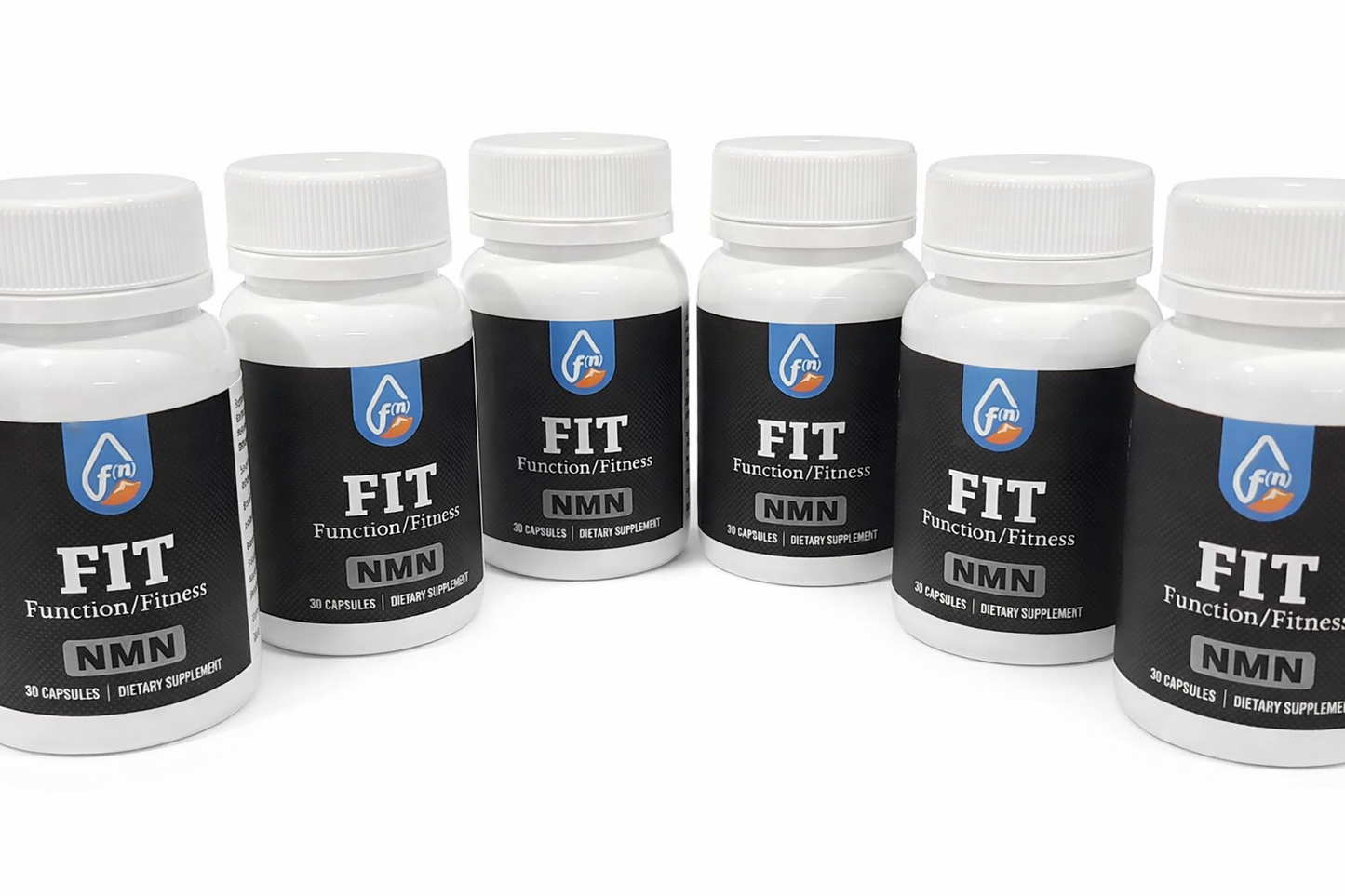 6 Piece Bundle - FIT, 30 Capsules, 500mg NMN - incl freight