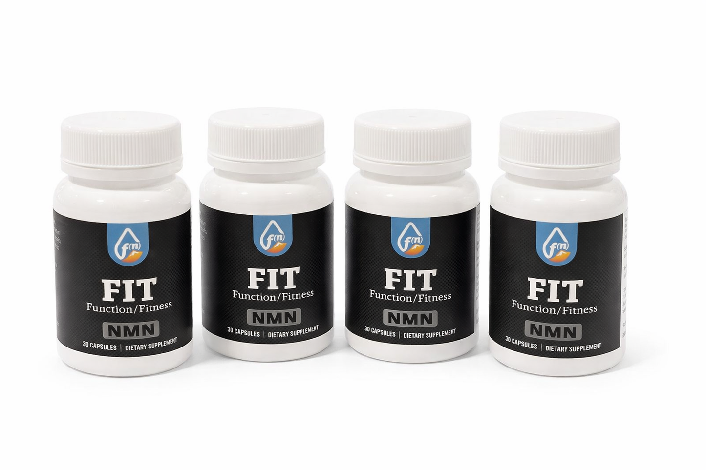 4 Piece Bundle - FIT, 30 Capsules, 500mg NMN - incl freight